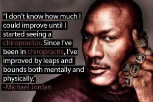 Michael Jordan saw how chiropractic benefits athletes